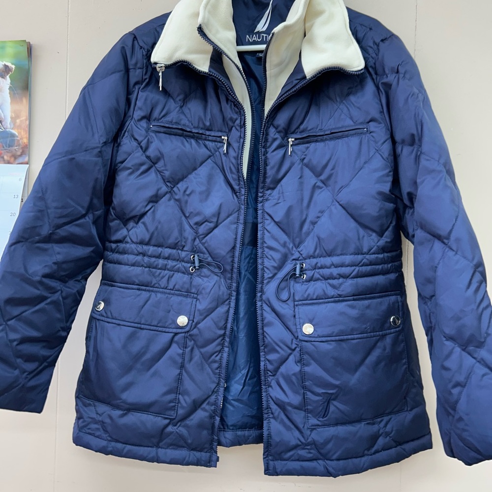 Nautica Women's Navy Jacket L